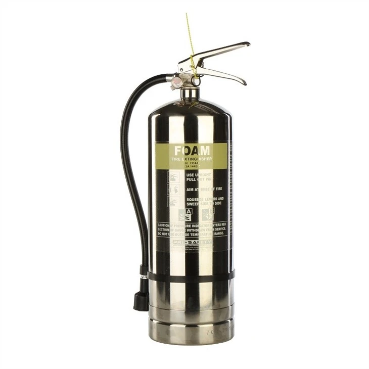 Portable Foam Stailess Steel Fire Extinguisher With SUS 304 Cylinder