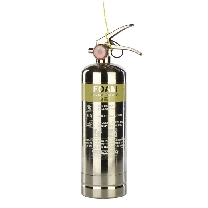 Portable Foam Stailess Steel Fire Extinguisher With SUS 304 Cylinder